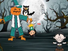 Spel Save Kid From Scary Pumpkin på nätet