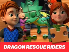 Spel Dragon Rescue Riders Jigsaw Puzzle på nätet