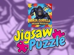 Spel Ninja Gorilla Jigsaw Puzzles på nätet