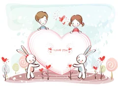 Spel Valentine Young Love på nätet