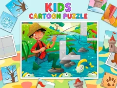 Spel Kids Cartoon Puzzle på nätet