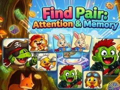 Spel Find Pair: Attention & Memory på nätet
