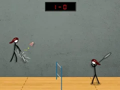 Spel Stick Figure Badminton 2 på nätet