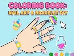 Spel Coloring Book: Nail Art & Bracelet Diy på nätet