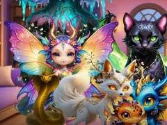 Spel Mysterious Familiars Enchanted Bestiary på nätet