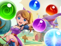 Spel Magical Saga Bubble Witch Shooter på nätet