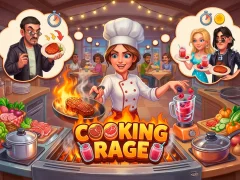 Spel Cooking Rage på nätet