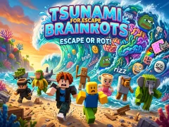 Spel Tsunami For Escape Brainrots på nätet