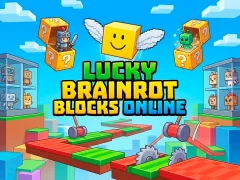 Spel Lucky Brainrot Blocks Online på nätet
