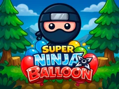 Spel Super Ninja Balloon på nätet