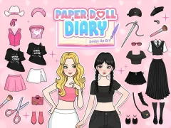 Spel Paper Doll Diary: Dress Up DIY på nätet