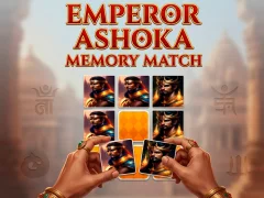 Spel Emperor Ashoka Memory Match på nätet