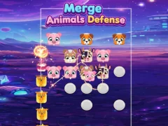 Spel Merge Animals Defence på nätet