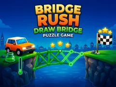Spel Bridge Rush - Draw Bridge Puzzle Game på nätet