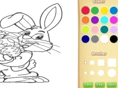 Spel Easter Bunny Coloring Book for Kids på nätet