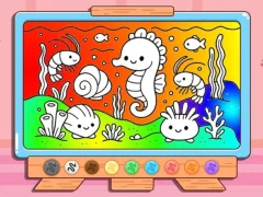 Spel Coloring Book: Kawaii Sea Animals på nätet
