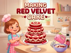 Spel Making Red Velvet Cake på nätet