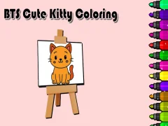 Spel BTS Cute Kitty Coloring på nätet