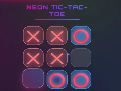 Spel Neon Tic Tac Toe på nätet