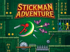 Spel Stickman Adventure på nätet