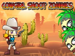 Spel Cowgirl Shoot Zombies på nätet