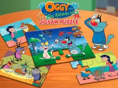 Spel Oggy and the Cockroaches Jigsaw Puzzle på nätet