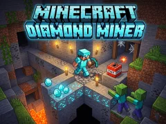 Spel Minecraft Diamond Miner på nätet
