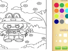 Spel Labubu Coloring Book For Kids på nätet