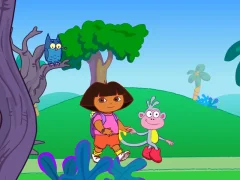 Spel Dora the Explorer: Spooky Forest på nätet