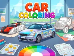 Spel Car Coloring på nätet