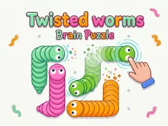 Spel Twisted worms Brain Puzzle på nätet