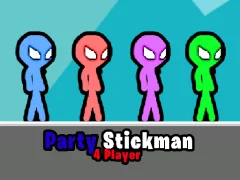 Spel Party Stickman 4 Player på nätet