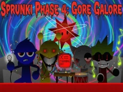 Spel Sprunki Phase 4: Gore Galore på nätet