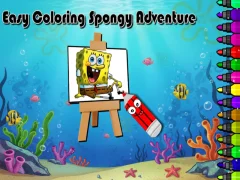 Spel Easy Coloring Spongy Adventure på nätet