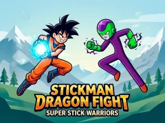 Spel Stickman Dragon Fight - Super Stick Warriors på nätet