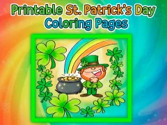 Spel Printable St Patricks Day Coloring Pages på nätet