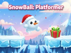 Spel SnowBall: Platformer på nätet