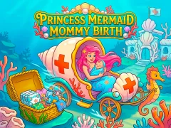 Spel Princess Mermaid Mommy Birth på nätet