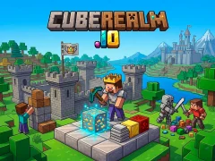Spel CubeRealm.io på nätet