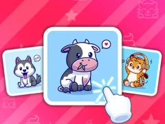 Spel Cute Animal Cards på nätet