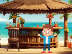 Spel Lost Island Escape på nätet
