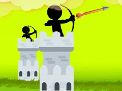 Spel Stickman Archer Castle på nätet