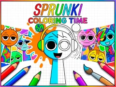 Spel Sprunki Coloring Time på nätet