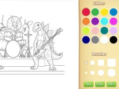 Spel Dinosaur Coloring Book For Kids på nätet