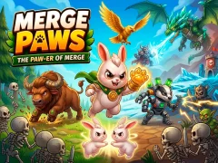 Spel Merge Paws på nätet