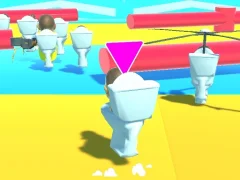 Spel Fall Boys Skibidi Toilet på nätet