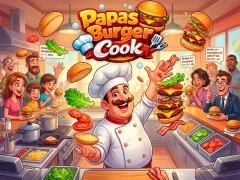 Spel Papas Burger Cook på nätet