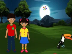 Spel Siblings Escape From Dark Forest på nätet