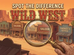 Spel Spot The Difference Wild West på nätet