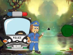 Spel Monkey Caught Thief Fox på nätet